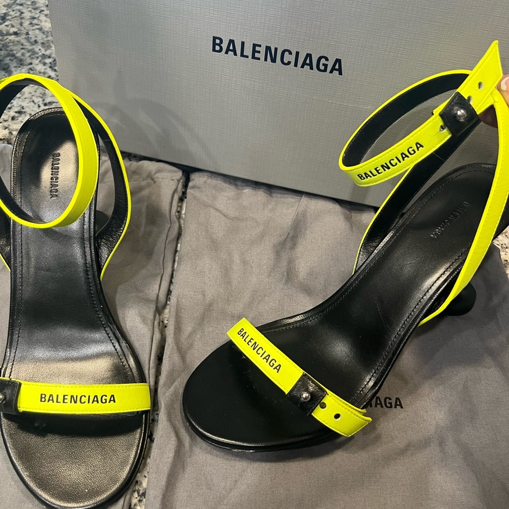 Balenciaga After Hour Sandal Green